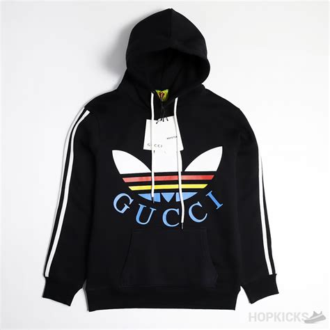 black and gold gucci hoodie|adidas Gucci hoodie black.